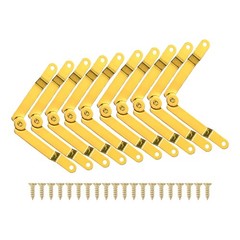 10Pcs Folding Lid Support Hinges for Jewelry Box Gift Wooden Boxes Cases Display