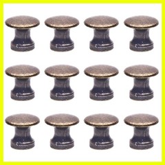 12 Vintage Style Brass Cabinet Handles – Easy Install Knobs for All Drawers