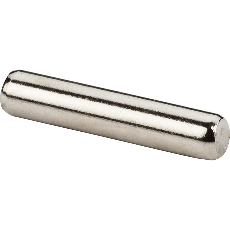 Box of 20- Bright Nickel 5 mm x 30 mm Straight Pin Shelf Supports