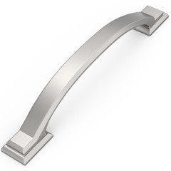10 PCS 5 Inch Brushed Satin Nickel Solid Zinc Alloy Cabinet Handles Drawer Pull