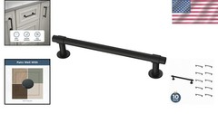 Francisco Cabinet Handles Matte Black 10-Pack