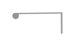 Silverline Anadised Aluminum Finger Edge Pulls Cabinet Door Handle