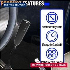 5″ Heavy Weighted Shifter Knob, Universal Aluminum Alloy Car Gear Lever
