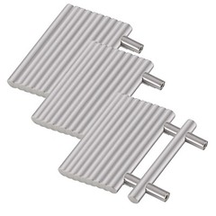 Probrico 30Pack 3” Hole Center Cabinet Pulls Drawer T Bar Handles Brushed