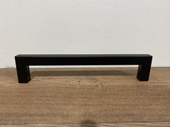 10 Pack Black Square Modern Cabinet Handles Pulls Kitchen Drawer Steel 6 3/4 IN