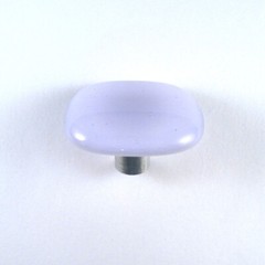 Blizzard Glass Cabinet Knob – Colormax (118 colors) Rounded Square Purple