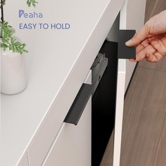 Peaha 10 Pack Black Cabinet Pulls Kitchen Hole Centers:3in(76mm),