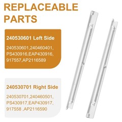 When your refrigrator drawer slide support rail is cracked,you need replace…
