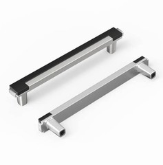 Rergy 10 Pack 5 Inch Brushed Nickel Cabinet Pulls Sliver Drawer Handles Black…