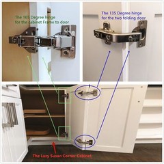 Corner Hinge for Kitchen Cabinet 1 165 Degree