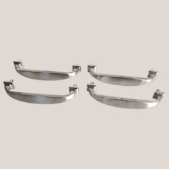 NEW 5″ Brushed Silver Chrome Nickel Handle Pulls for Drawers & Cabinets SET OF 4