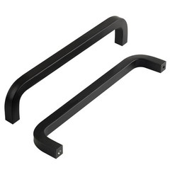 5 Pack Black Handle for Cabinet in Bedroom 6-1/4 Inch Hole Center Dresser Dra…