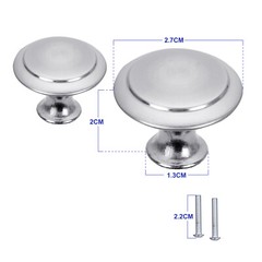 Lot Stainless Steel Door Knobs Cabinet Handles Cupboard Drawer Kitchen Pulls USA
