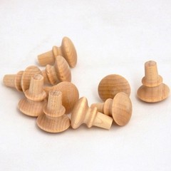 Unfinished Mini Wood Shaker Drawer Pull Knobs, Perfect for Kitchen Cabinet Kn…