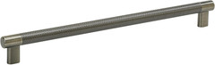 Gunmetal Kitchen Cabinet Pull, 12-5/8″ Center, Bronx Style, 1 Pack