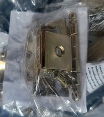 Lot Of 10 Amerock PK3175TBCZ Full Inset Wrap Door Hinge – Champagne Bronze