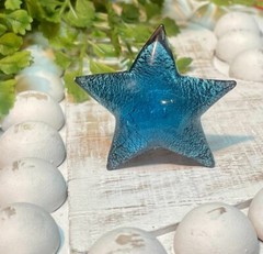 1 Glass Starfish Star Nautical Beach Knob Cabinet Drawer Pull furniture Hardware