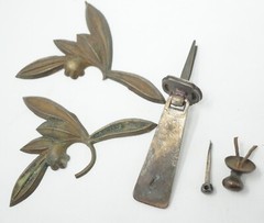 Japanese furniture design elements & handles 5 pieces original from Japan 011…