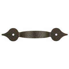 1 Allen + Roth Drawer Handle Pull Matte Black Finish Pebble Model #S161-82-DBK