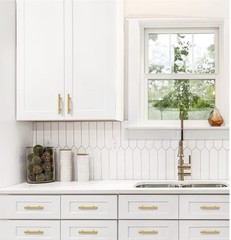 10 Pk 3-1/2 In Hole Ctr Cabinet Pulls Handles Gold Round Kitchen Gold 6 In Wide