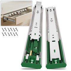 6 Pairs Soft Close Drawer Slides 12 Inch, Full Extension Heavy Duty Ball Bear…