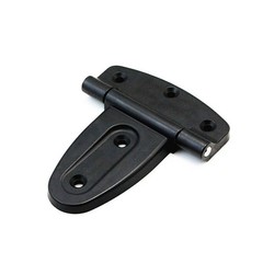 Electrical Distribution Box Hinges Black Nylon 131 mm x 108 mm Fixed Pin Design