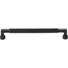 LOT OF 5 – Top Knobs TK3094BLK Cumberland Pull 7 9/16 Inch (c-c) – Flat Black