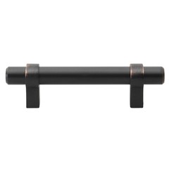 GlideRite 3″ Solid Steel Euro Bar Cabinet Pull Oil Rubbed Bronze – 4005-76-ORB-1