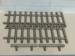 23 Heavy Stainless Steel Cabinet Drawer Pull Handles 5-1/4” Long 3” Centers