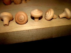 50 BRAND NEW UNFINISHED MAPLE 1 1/4″ ROUND WOOD CABINET KNOBS / PULLS K9