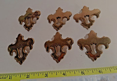 Decorative Drawer faux keyway brass dresser hardware