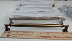 12 Pack 8.5″ Antique Brass Cabinet Pulls 8″ Center Kitchen Drawer w/Hardware New