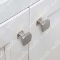 Solid Brushed Nickel Cabinet Pulls Knobs Handles Kitchen and Bathroom Drawers