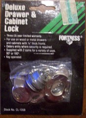 Drawer And Cabinet Lock FORTESS NEW IN SEALED PACKING