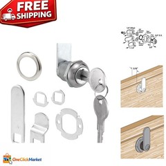 Weather Resistant U 9941 Diecast Drawer and Cabinet Lock – Easy Install & 3 Cams