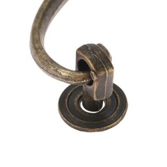 Retro Jewelry Box Door Handle Ring Cabinet Drawer Pull Knob Zinc Alloy Hardware