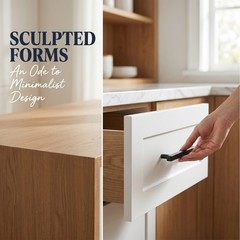 1-100Pack Kitchen Square Cabinet Handles T Bar Drawer Pull Knobs Stainless Steel