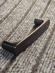 (QTY 3) Richelieu BP734596900: Contemporary Cabinet Pull Matte Black 3-3/4″ C2C