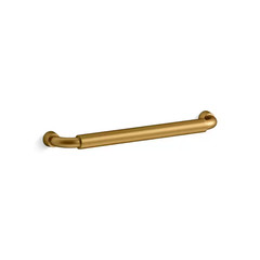 Tone 7 In. (178 Mm) Center-To-Center Vibrant Brushed Moderne Brass Bar Pull