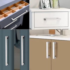 Stainless Steel Brushed Nickel Kitchen Cabinet Pulls Drawer Cupboard Handles Lot