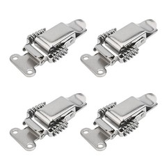 Easily Mountable 4PCs Adjustable Stainless Steel Locking Clamps Available