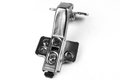 45 Degree Full Overlay Soft Close Frameless Concealed Cabinet Hinges with Screws
