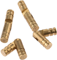 20Pcs Brass Barrel Hinges, Small Cylinder Hidden Hinges, 4X20Mm | Invisible Conc