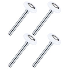 4pcs Ultra Quiet Garage Door Wheels, Heavy Duty with 6200-Zz Stem | Quiet &