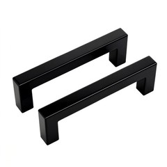 30 Pack | 3 Inch Black Cabinet Handles Black Drawer Pulls Stainless Steel Cab…