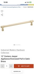 Amerock BP36773CZ Winsome Cabinet Pull 12-1/2” 320mm CV Champagne Bronze