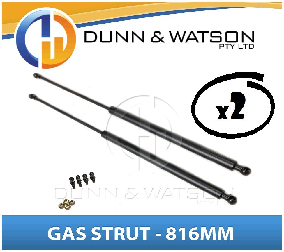 Gas Strut 816mm-500n x2 (10mm Shaft) Caravans, Camper Trailers, Canopy Toolboxes
