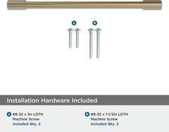 Amerock Riva 7-9/16 inch Cnt-to-Cnt Golden Champagne Cabinet Pull BP55488BBZ