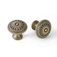 2-30 Pack Solid Brass Kitchen Cabinet Knobs Vintage Drawer Knobs for Dresser