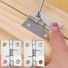4 PCS 304 Stainless Steel Spring Hinge 38mm/1.5 Inches SelfClosing Door